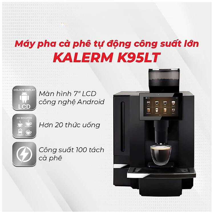 Kalerm K95LT Automatic Coffee Maker - The Secret to Creating Perfect Coffee at Home