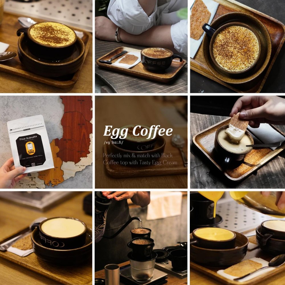 C.O.C Legacy Specialty Coffee nổi tiếng với món cà phê trứng béo ngậy