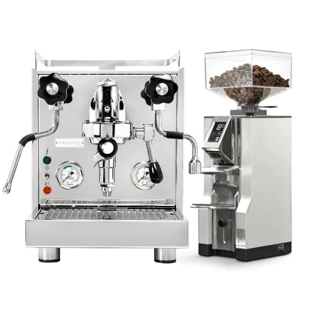 Combo máy pha cà phê ECM Puristika và máy xay Eureka Mignon Bravo