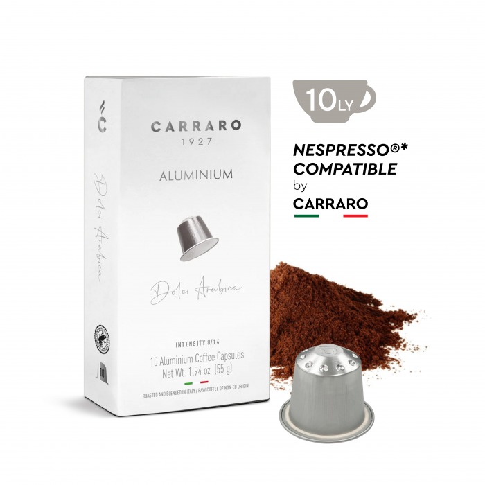 Combo 6 hộp cà phê viên nén nhôm Carraro (Mix)