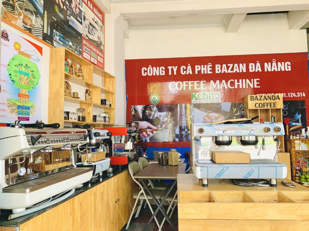 Bazanda là đơn vị cung cấp máy pha cà phê và thiết bị pha chế uy tín tại thị trường Đà Nẵng