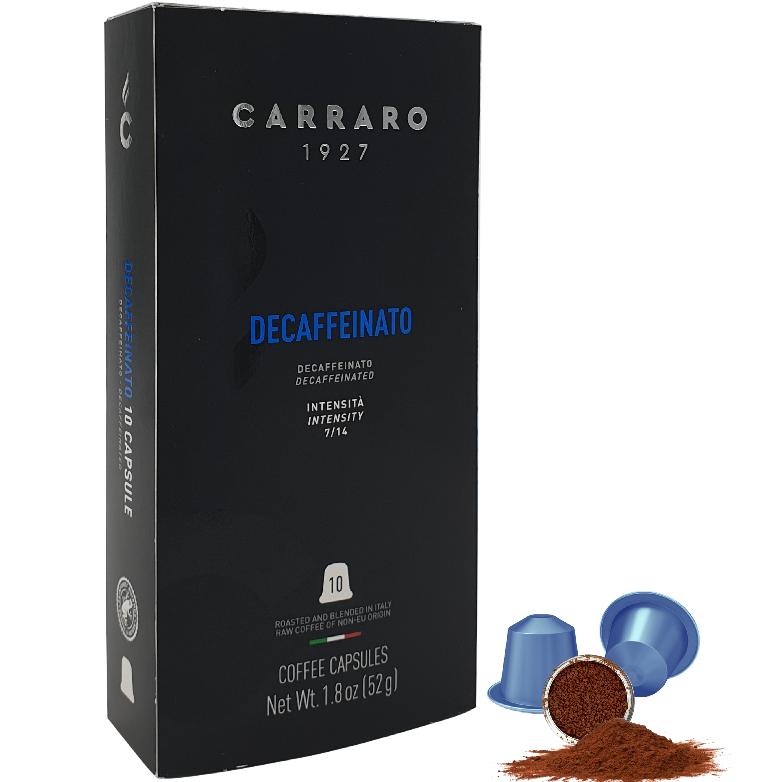 Cà phê viên nén Carraro Decaffeinato