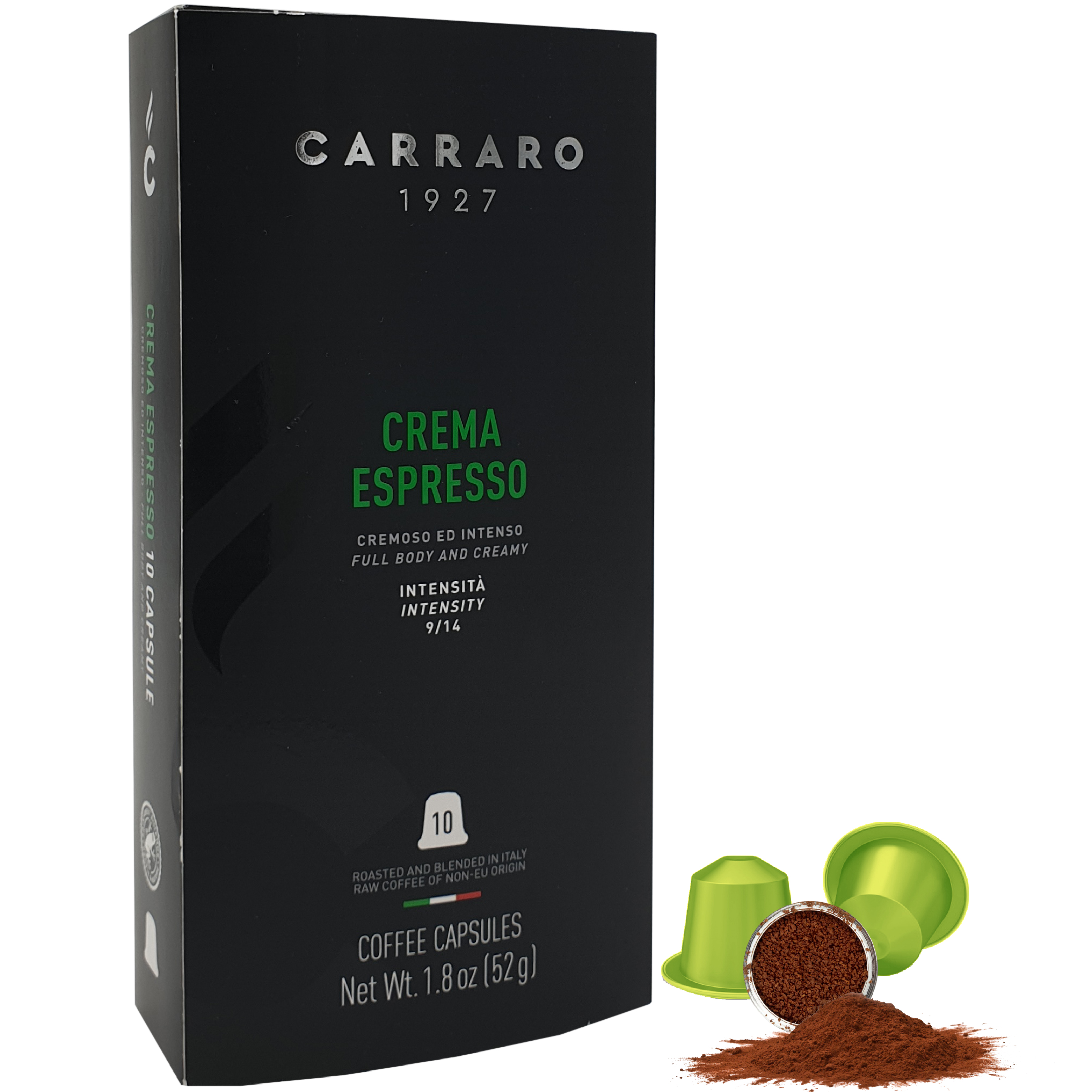 Carraro Crema Espresso Capsule Coffee (EXP 10 2024)