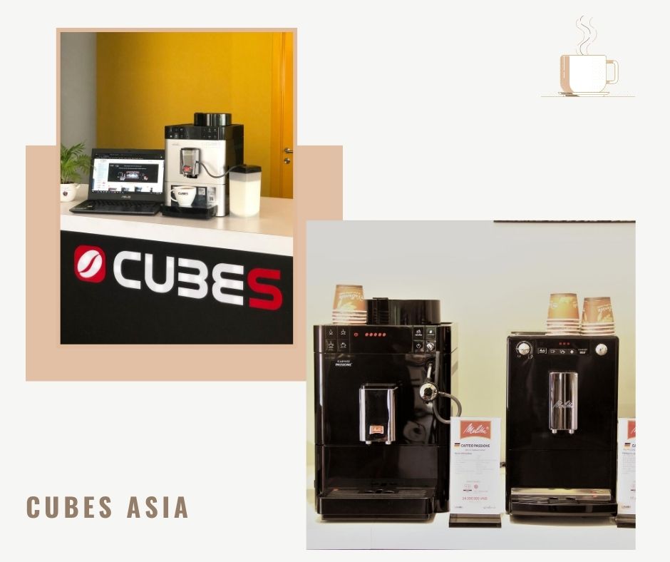 The ideal destination when buying a coffee machine in Hanoi - Cubes Asia showroom