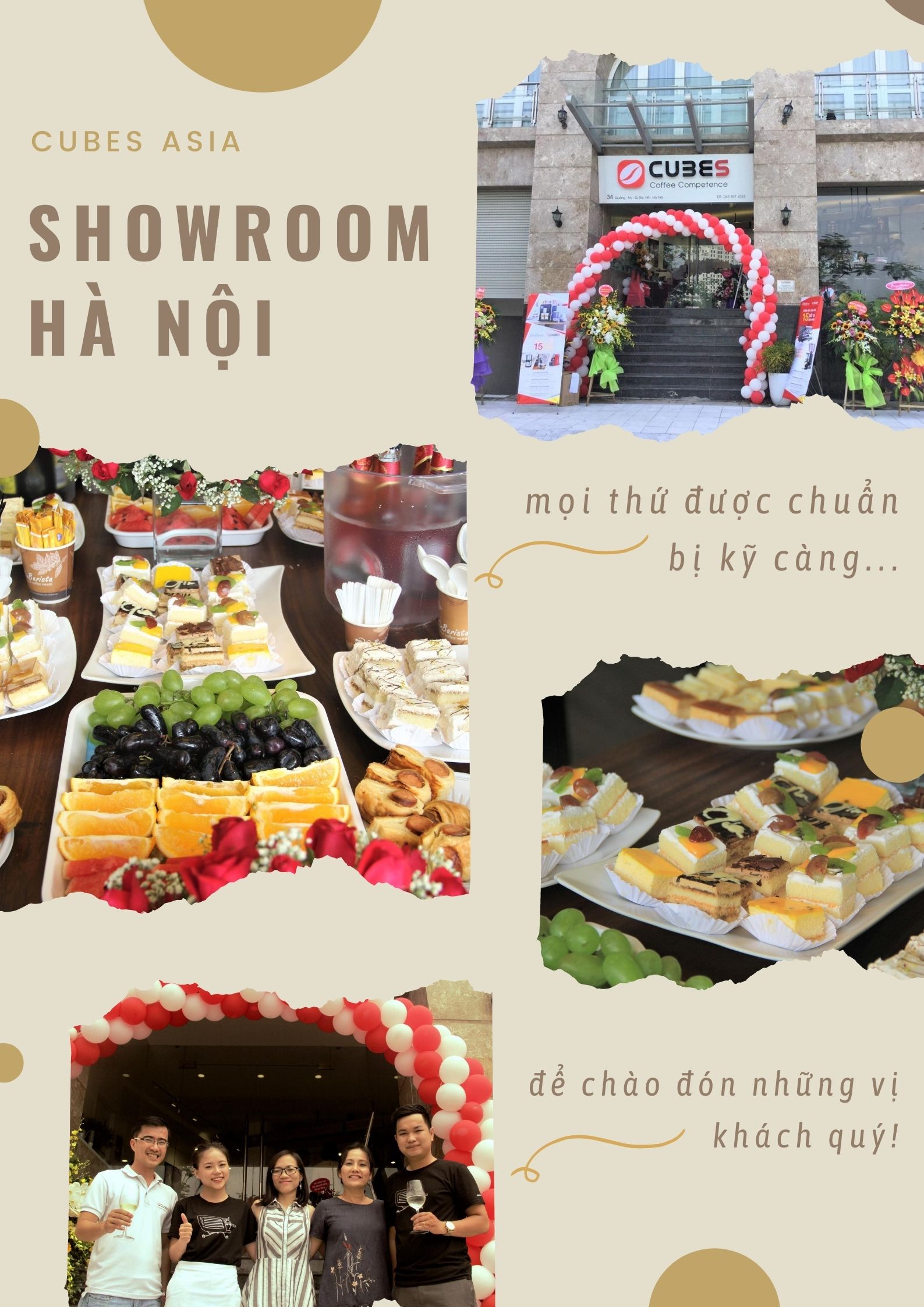 The ideal destination when buying a coffee machine in Hanoi - Cubes Asia showroom