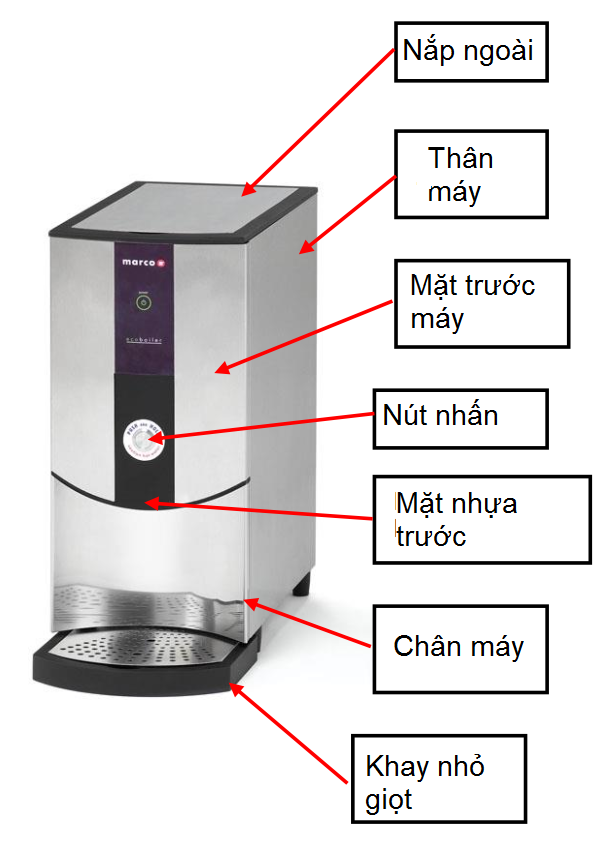 Máy nước nóng Marco Ecoboiler PB10 - Hàng Trưng Bày