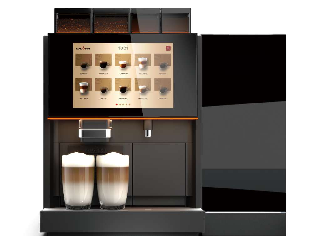 Máy pha cà phê siêu tự động công nghiệp Kalerm X460