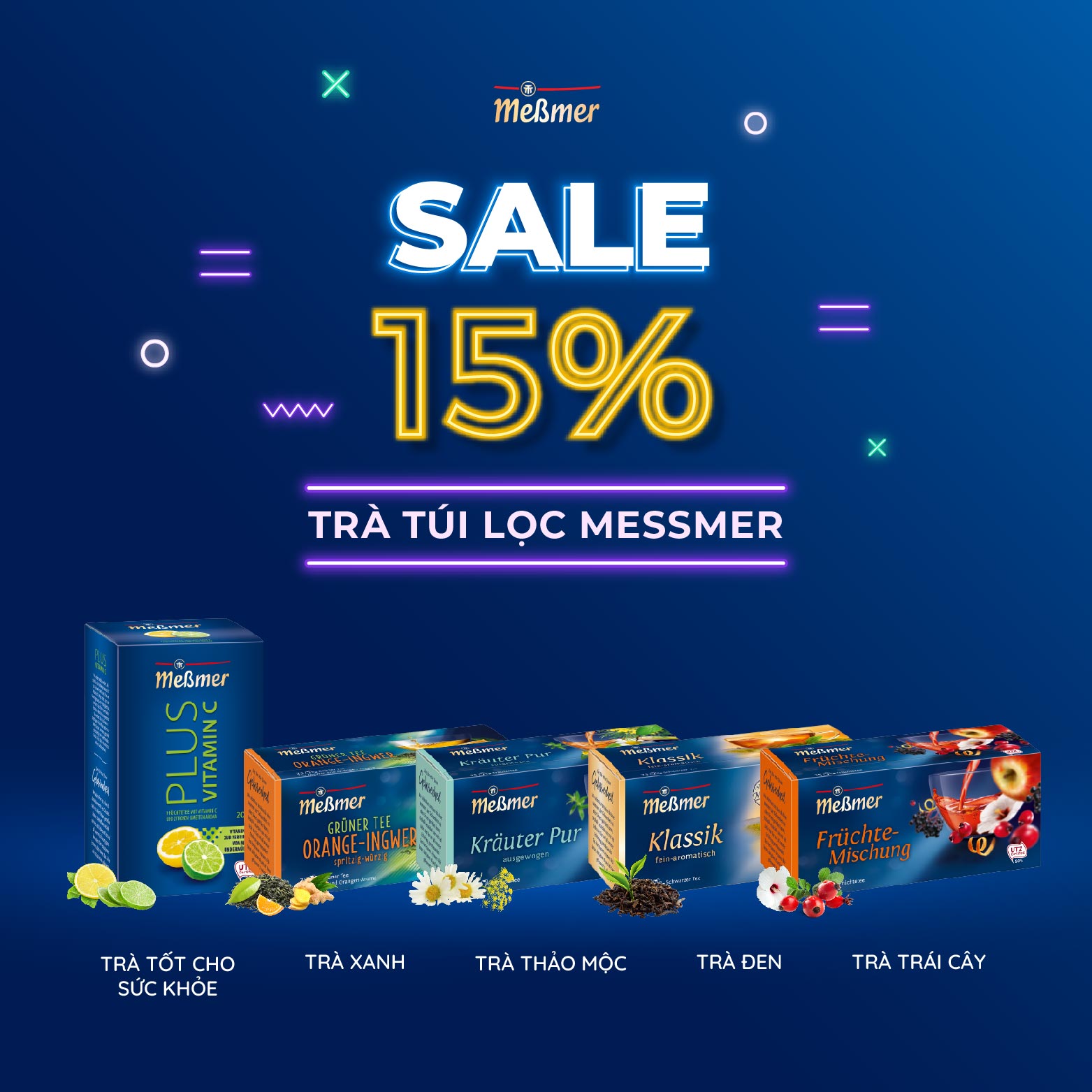 DISCOUNT 15 FOR ALL BLENDS OF MESSMER