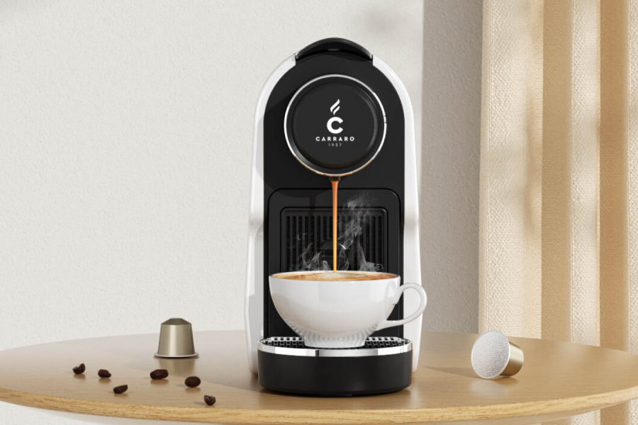 Máy pha cà phê viên nén carraro C+ sang trọng