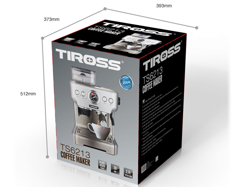 hộp máy pha cà phê Tiross