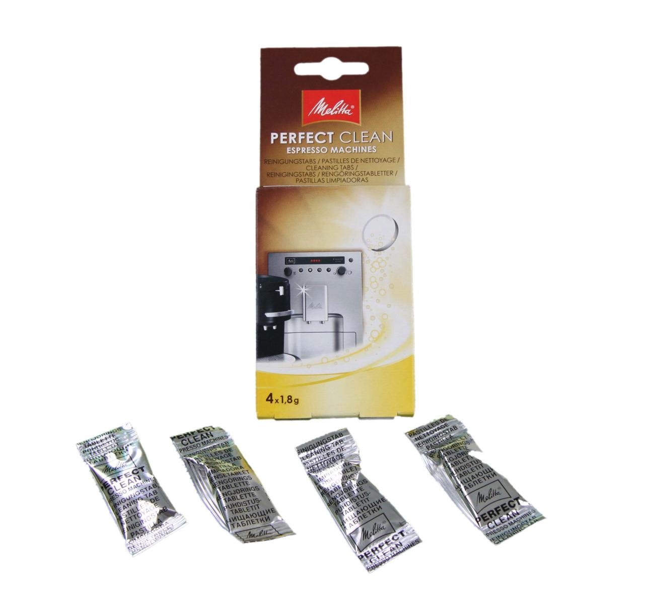 Melitta Perfect Clean Cleaning Tablets (4 pcs) 