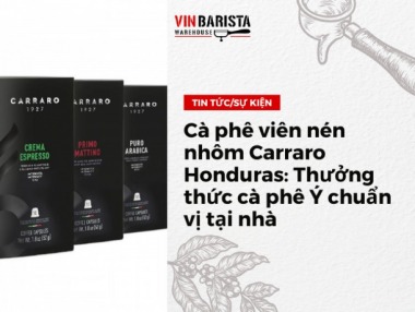 Carraro Honduras aluminum capsule coffee: Enjoy authentic Italian coffee at home