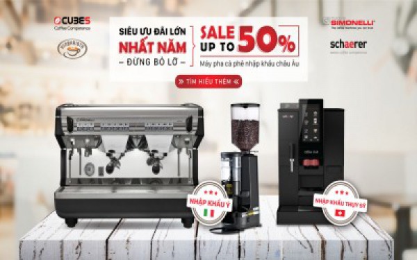 BIGGEST SALE OF THE YEAR - SALE OFF UP TO 50% COFFEE MACHINE