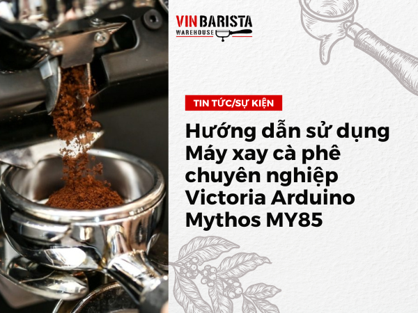 Hướng dẫn sử dụng Máy xay cà phê chuyên nghiệp Victoria Arduino Mythos MY75