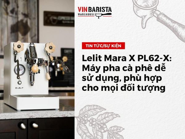 Lelit Mara X PL62-X: Easy-to-use coffee maker, suitable for everyone