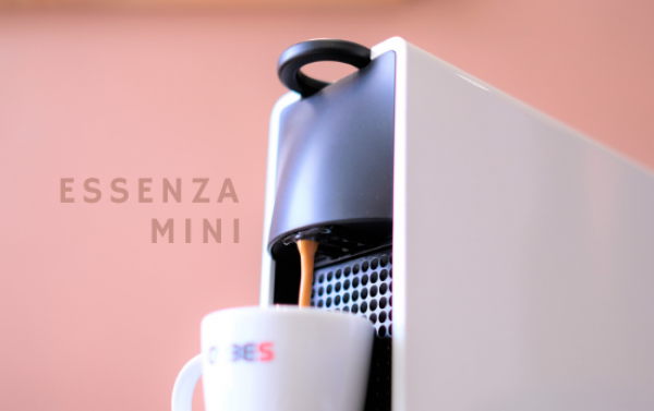 Nespresso Essenza Mini capsule coffee machine: angular, luxurious, quick and delicious