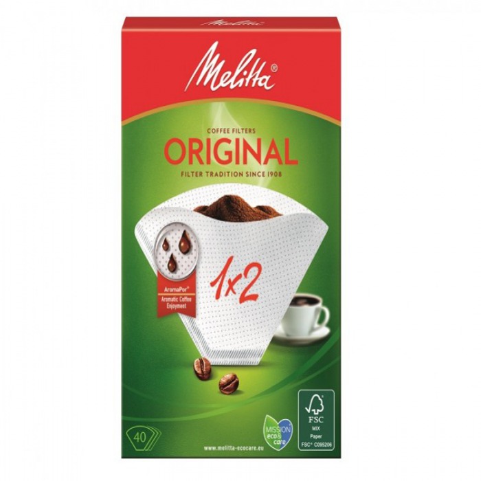 Coffee filter paper Melitta 1x2