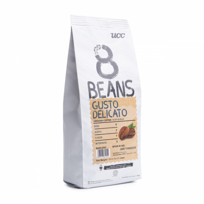 8 Beans Gusto Delicato Whole Beans 8 Beans Gusto Delicato Whole Beans