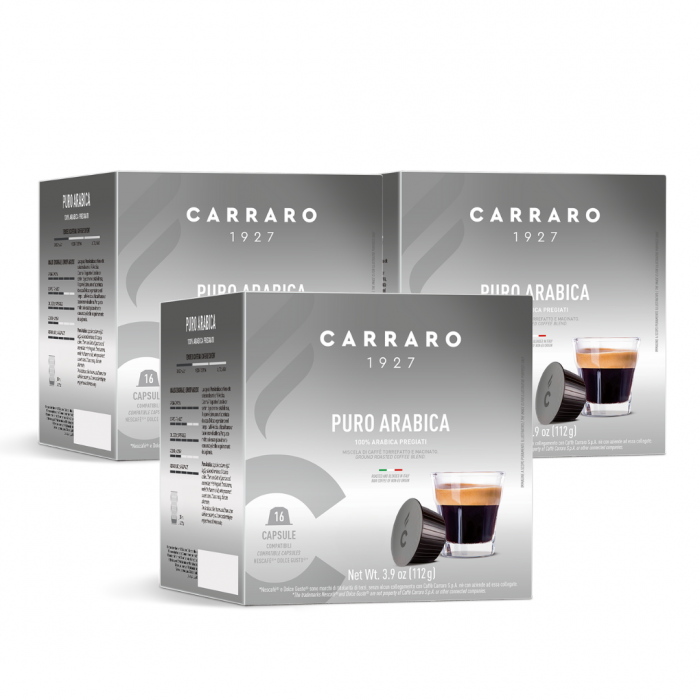 Cà phê viên nén Carraro Dolce Gusto Puro Arabica (16 viên)