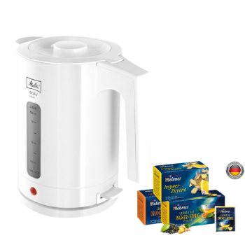 Ấm đun nước Melitta Easy Aqua - Tặng 01 combo 03 Hộp Messmer Kill Covid