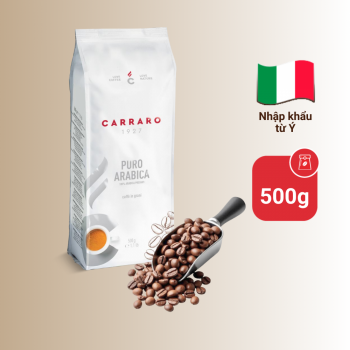 Cà phê hạt Carraro Gourmet Blend - Puro Arabica - 500g