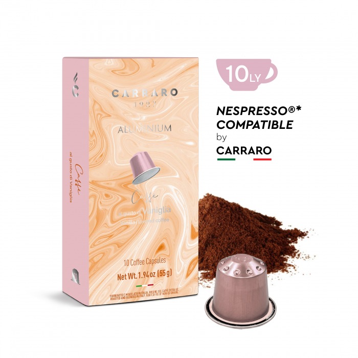 Coffee Capsule Nespresso - Carraro Vanilla - 10 capsules