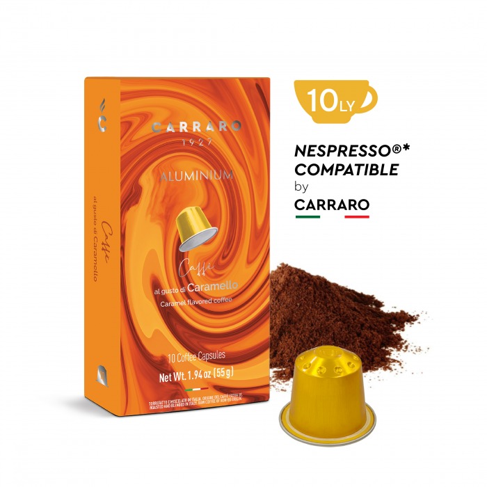 Coffee Capsule Nespresso - Carraro Caramel - 10 capsules