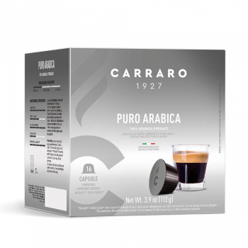 Cà phê viên nén Dolce Gusto - Carraro Puro Arabica - 16 viên