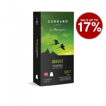Carraro Single Origin Brasile Capsules Coffee