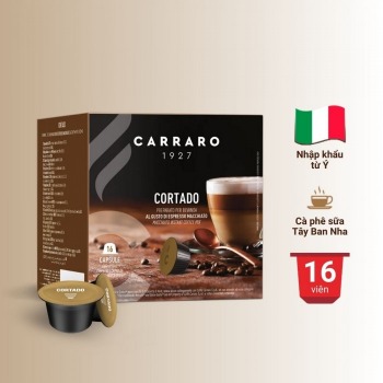 Coffee Capsule Dolce Gusto - Carraro Cortado - 16 capsules