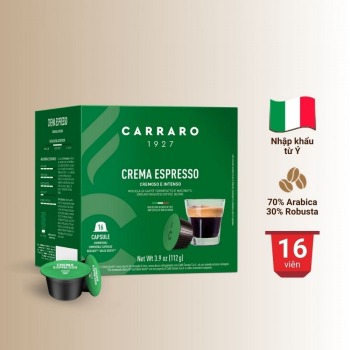 Coffee Capsule Dolce Gusto - Carraro Crema Espresso - 16 capsules