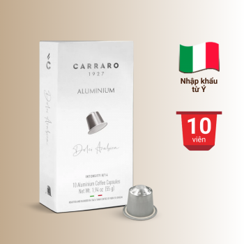 Cà phê viên nén Nespresso - Carraro Dolci Arabica - 10 viên