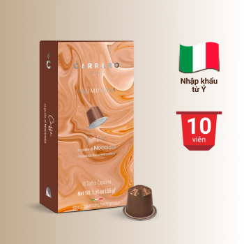 Cà phê viên nén Nespresso - Carraro Hazelnut - 10 viên