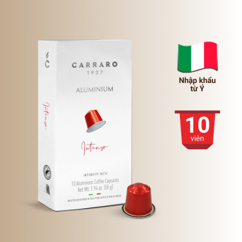 Cà phê viên nén Nespresso - Carraro Intenso - 10 viên