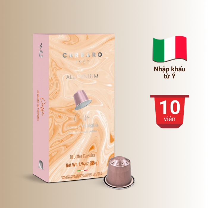 Coffee Capsule Nespresso - Carraro Vanilla - 10 capsules