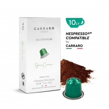 Carraro Gran Crema Aluminium Capsule Coffee