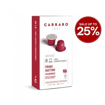 Carraro Primo Mattino - Eco-friendly Capsules Coffee