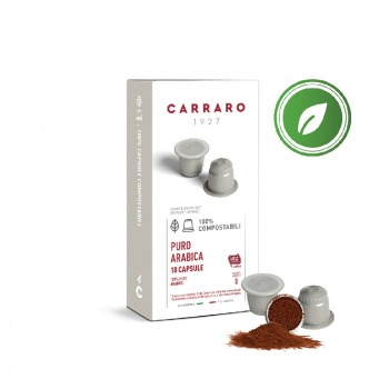 Eco-friendly Coffee Capsules Carraro Puro Arabica