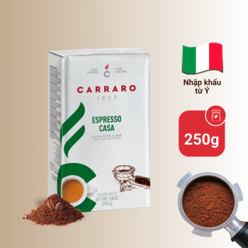 Ground Coffee Carraro Espresso Casa - 250g