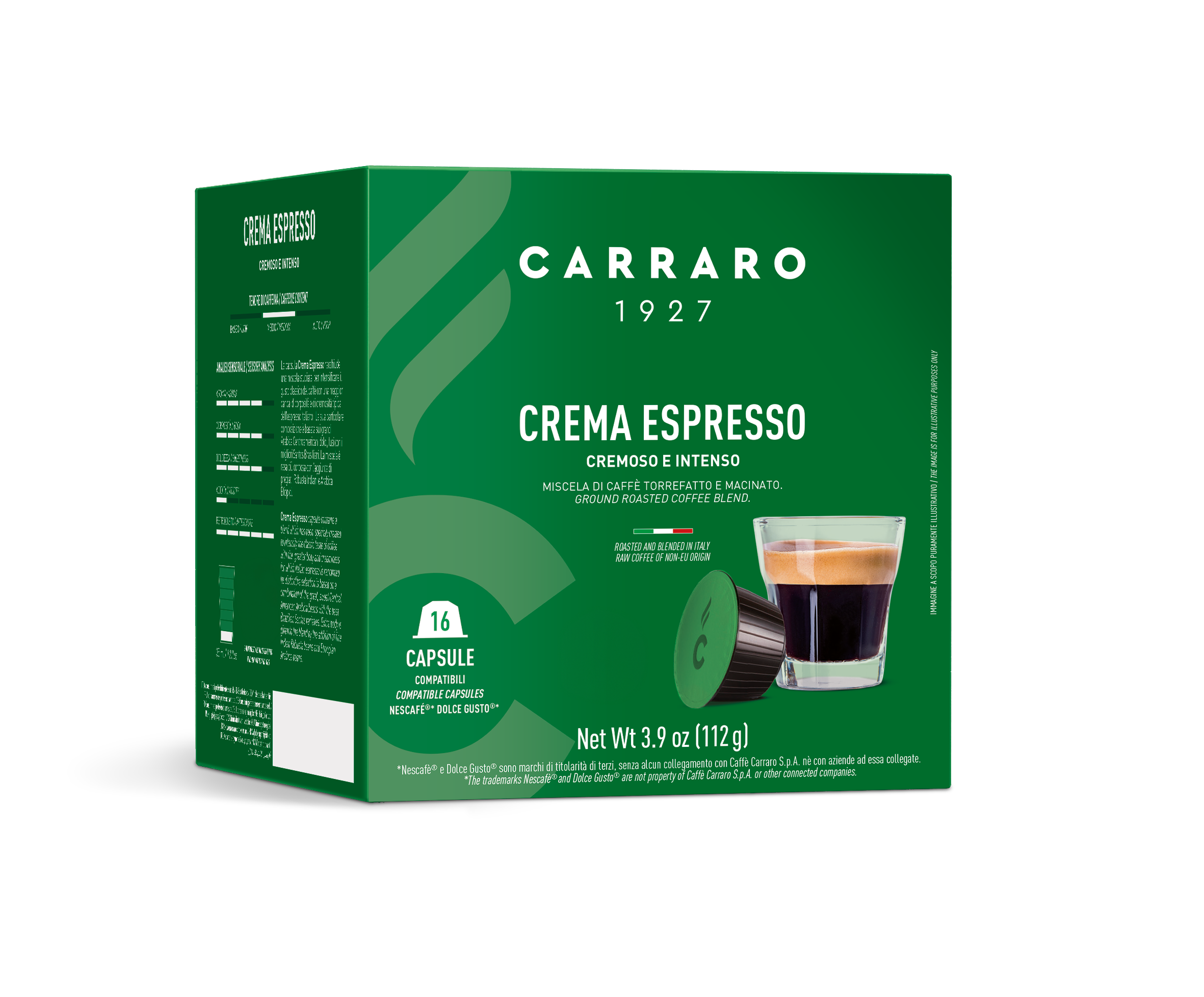 Cà phê viên nén Dolce Gusto - Crema Espresso - 16 viên -