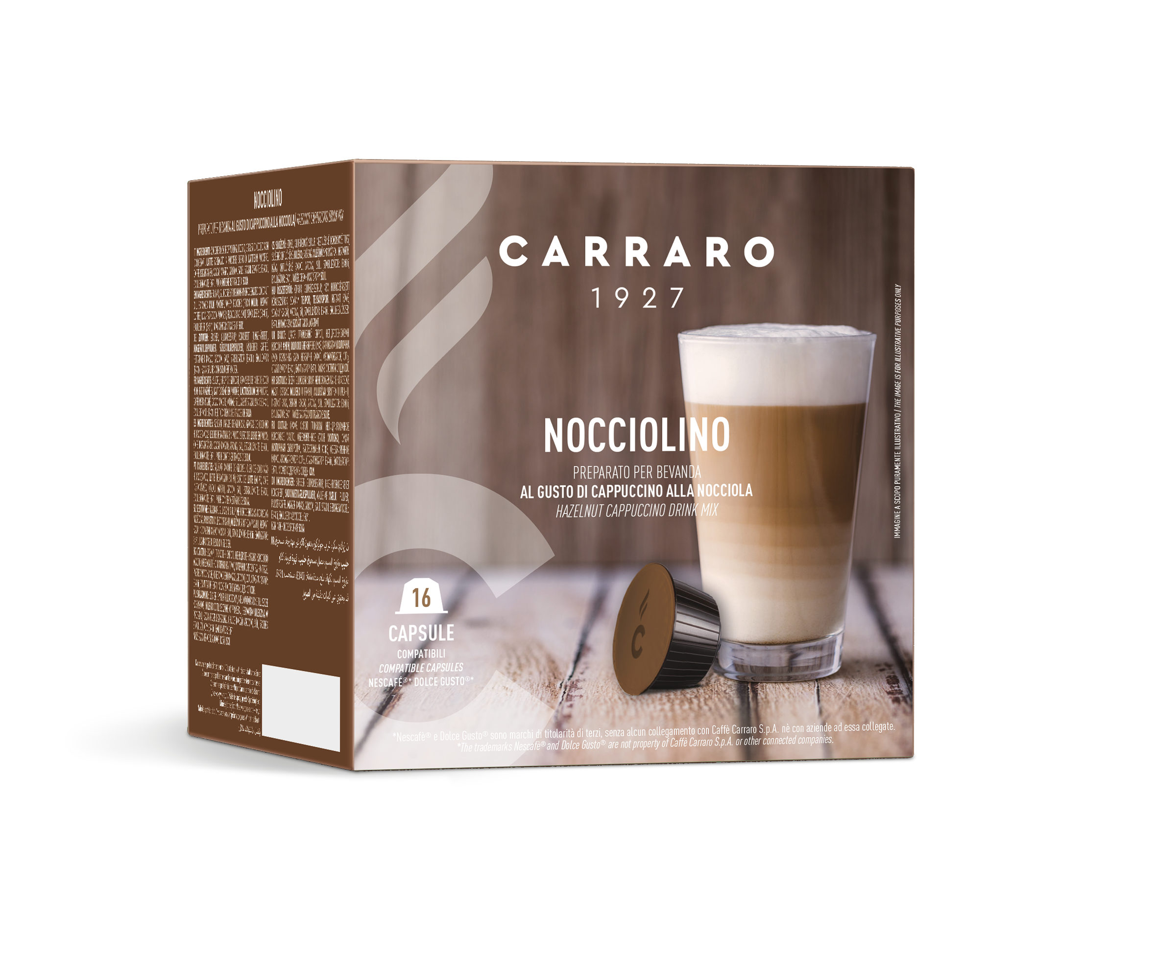 Coffee Capsule Dolce Gusto - Nocciolino - 16 capsules -