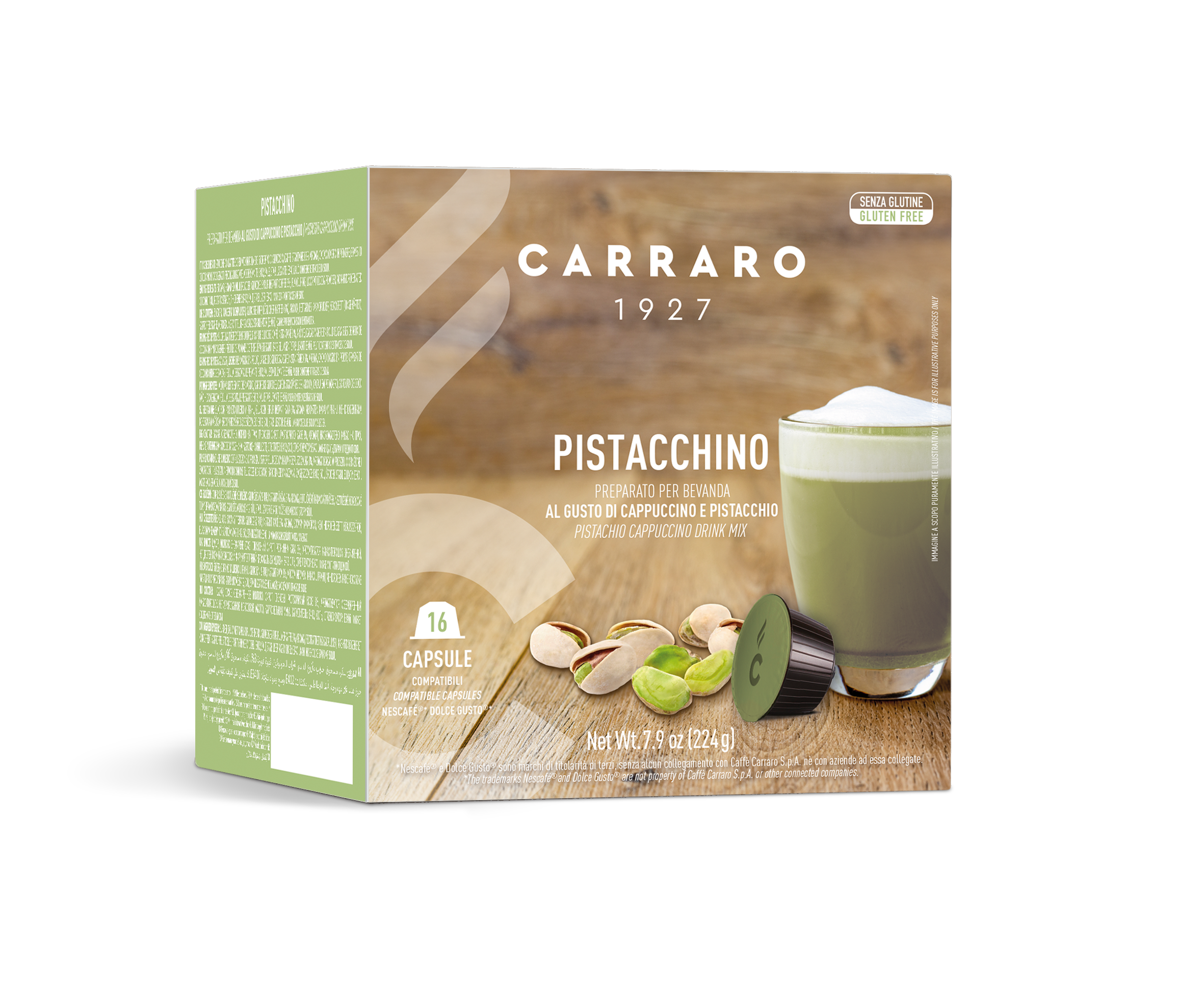 Coffee Capsule Dolce Gusto - Pistacchino - 16 capsules -