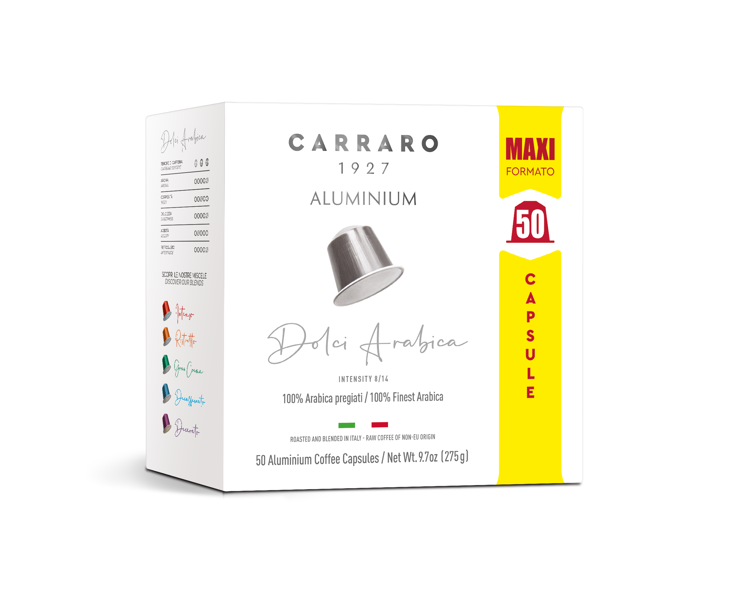Coffee Capsule Nespresso - Dolci Arabica - 50 capsules -