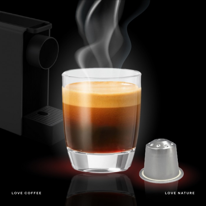 Carraro Dolci Arabica Aluminium Capsule Coffee (100 Arabica) -