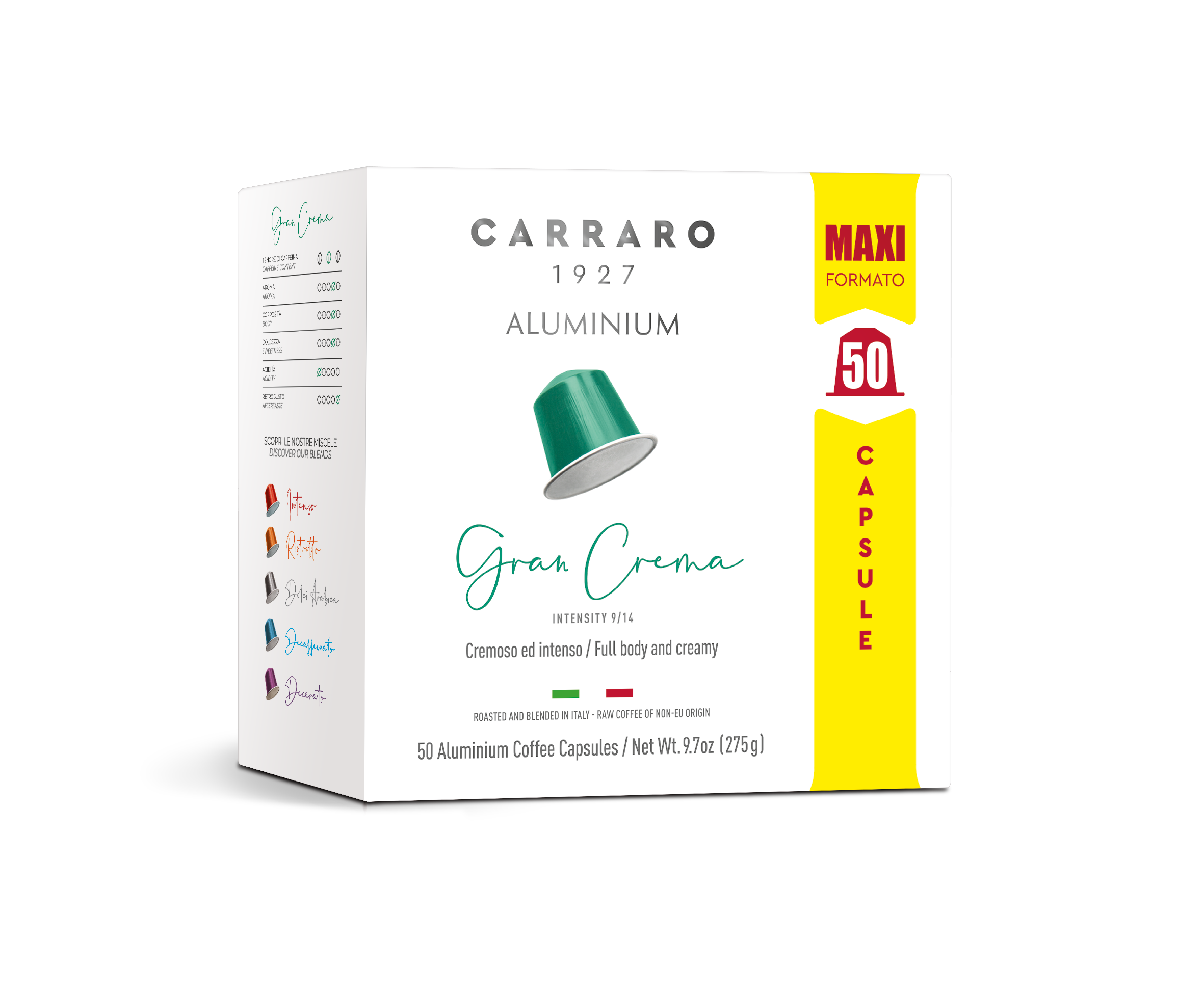 Coffee Capsule Nespresso - Gran Crema - 50 capsules -