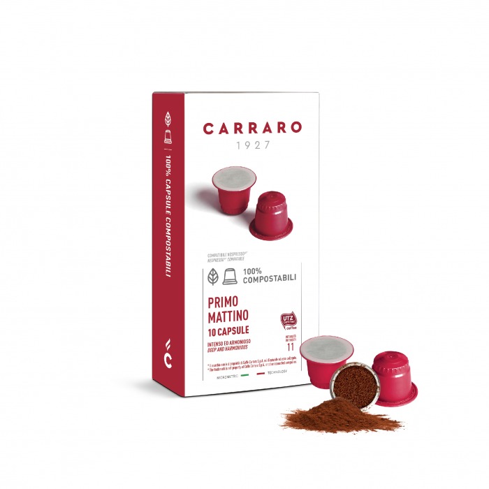 Cà Phê Viên Nén Thân Thiện Môi Trường Carraro Primo Mattino l HSD: 12 2023 - 1
