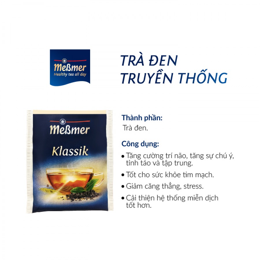 Messmer Classic Black Tea Bag -