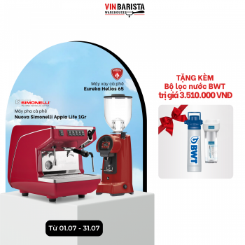 Combo Appia Life 1Gr Volumetric and Eureka Helios 65 + Free Water Filter BWT