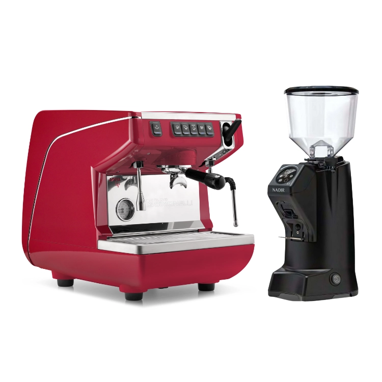 Combo Máy pha cà phê Appia Life 1Gr + Máy xay Eureka Nadir 65