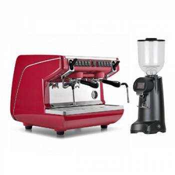 Combo Coffee Machine Appia Life Compact + Coffee Grinder Eureka Firenze 75
